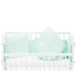 Fillikid Luxe Bedset Voor Bed Nino Mint Driehoek