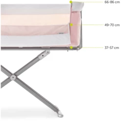 Hauck Co-sleeper Face To Me Pink -Beddengoed Verkoopwinkel hauck co sleeper face to me pink a255171 4