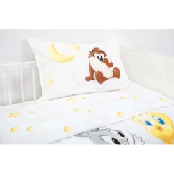 HERDING Baby Looney Tunes Beddengoed 100 X 135 Cm -Beddengoed Verkoopwinkel herding baby looney tunes beddengoed 100 x 135 cm a360532 1