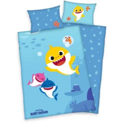HERDING Beddengoed Baby Haai GOTS 135 X 200 Cm -Beddengoed Verkoopwinkel herding beddengoed baby haai gots 135 x 200 cm a310743 2