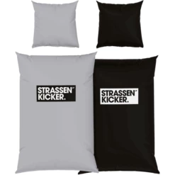 HERDING Beddengoed Street Kicker Grijs-zwart 155 X 220 Cm