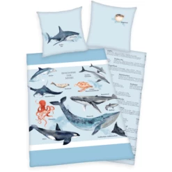 HERDING Beddengoed Zeebewoners 135 X 200cm -Beddengoed Verkoopwinkel herding beddengoed zeebewoners 135 x 200cm a383275 4