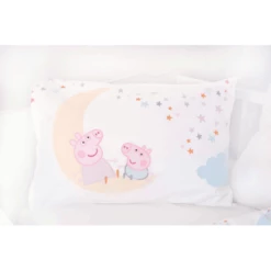 HERDING Flanellen Beddengoed Peppa Pig 100 X 135 Cm -Beddengoed Verkoopwinkel herding flanellen beddengoed peppa pig 100 x 135 cm a388603 2