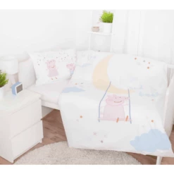 HERDING Flanellen Beddengoed Peppa Pig 100 X 135 Cm -Beddengoed Verkoopwinkel herding flanellen beddengoed peppa pig 100 x 135 cm a388603 3