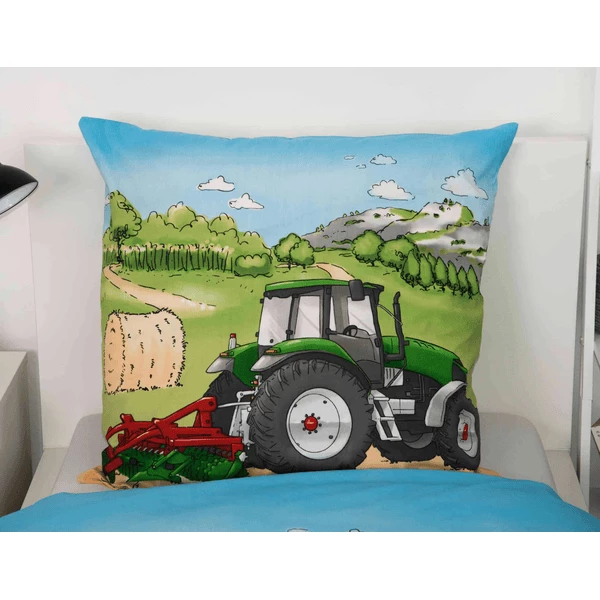 HERDING Flanellen Beddengoed Tractor 135 X 200 Cm 4 HERDING Flanellen Beddengoed Tractor 135 X 200 Cm - Afbeelding 4