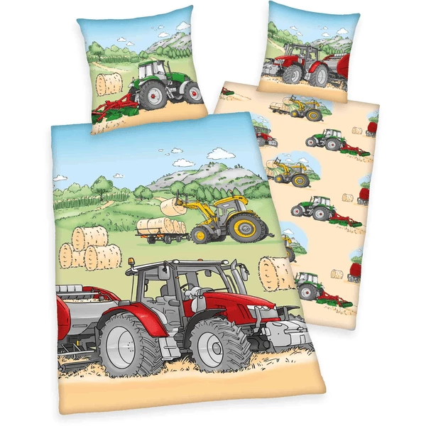 HERDING Flanellen Beddengoed Tractor 135 X 200 Cm 5 HERDING Flanellen Beddengoed Tractor 135 X 200 Cm - Afbeelding 5