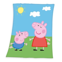 HERDING Vliesdeken Peppa Pig 130x160cm 6 HERDING Vliesdeken Peppa Pig 130x160cm -Beddengoed Verkoopwinkel herding vliesdeken peppa pig 130x160cm a290637 2