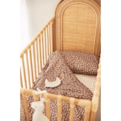 Jollein Dekbedovertrek Meadow Kastanje 100 X 140 Cm -Beddengoed Verkoopwinkel jollein dekbedovertrek meadow kastanje 100 x 140 cm a325111 2