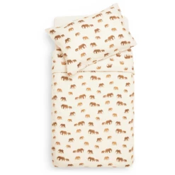 Jollein Dekbedovertrek Savannah Beige 100 X 140 Cm -Beddengoed Verkoopwinkel jollein dekbedovertrek savannah beige 100 x 140 cm a325114 2