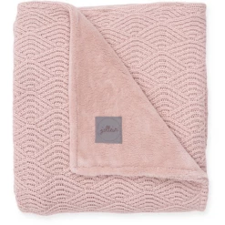 Jollein Deken River Knit Pale Pink Coral Fleece 100 X 150 Cm -Beddengoed Verkoopwinkel jollein deken river knit pale pink coral fleece 100 x 150 cm a282955 3