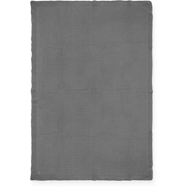 Jollein Gebreide Deken Bliss Stormgrijs 75 X 100cm 2 Jollein Gebreide Deken Bliss Stormgrijs 75 X 100cm - Afbeelding 2