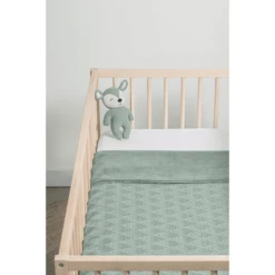 Jollein Gebreide Deken River Gebreid Essenkoraal Green Fleece 75 X 100 Cm -Beddengoed Verkoopwinkel jollein gebreide deken river gebreid essenkoraal green fleece 75 x 100 cm a282941 2