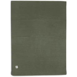 Jollein Knuffeldeken Ledikant 100x150 Cm Zuiver Gebreid Blad Green / Velvet -Beddengoed Verkoopwinkel jollein knuffeldeken ledikant 100x150 cm zuiver gebreid blad green velvet a384853 1