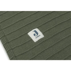 Jollein Knuffeldeken Ledikant 100x150 Cm Zuiver Gebreid Blad Green / Velvet -Beddengoed Verkoopwinkel jollein knuffeldeken ledikant 100x150 cm zuiver gebreid blad green velvet a384853 3