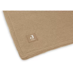 Jollein Knuffeldeken Wiegdeken 75x100cm Basic Gebreid Biscuit/Fleece -Beddengoed Verkoopwinkel jollein knuffeldeken wiegdeken 75x100cm basic gebreid biscuit fleece a384703 3
