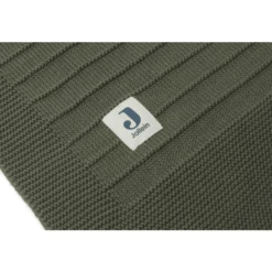 Jollein Wiegdeken 75x100cm Zuiver Gebreid Blad Green GOTS -Beddengoed Verkoopwinkel jollein wiegdeken 75x100cm zuiver gebreid blad green gots a384690 3