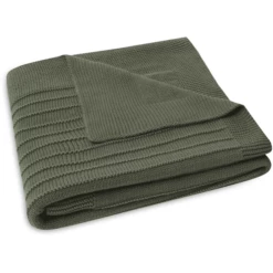 Jollein Wiegdeken 75x100cm Zuiver Gebreid Blad Green GOTS -Beddengoed Verkoopwinkel jollein wiegdeken 75x100cm zuiver gebreid blad green gots a384690 4