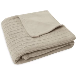 Jollein Wiegdeken 75x100cm Zuiver Gebreid Nougat/ Velvet -Beddengoed Verkoopwinkel jollein wiegdeken 75x100cm zuiver gebreid nougat velvet a384708 4