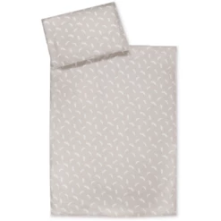 JULIUS ZÖLLNER Beddengoed Organic Twigs Taupe 100 X 135 Cm