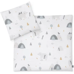 JULIUS ZÖLLNER Jersey Bedlinnen Mountain Bear 80 X 80 Cm -Beddengoed Verkoopwinkel julius zoellner jersey bedlinnen mountain bear 80 x 80 cm a285426 1
