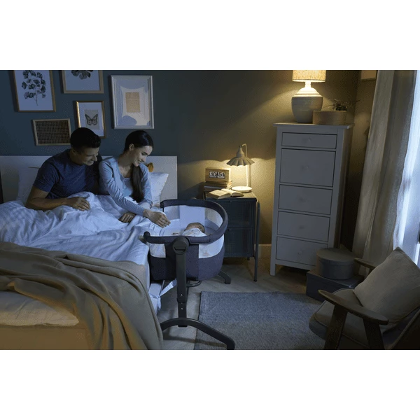 Kinderkraft Co-sleeper Bea 2-in-1 Navy 2 Kinderkraft Co-sleeper Bea 2-in-1 Navy - Afbeelding 2