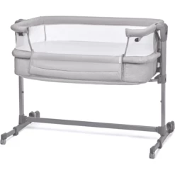 Kinderkraft Co-sleeper NESTE AIR Gray -Beddengoed Verkoopwinkel kinderkraft co sleeper neste air gray a384834 4