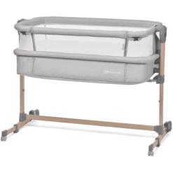 Kinderkraft Co-sleeper NESTE AIR Gray Wood