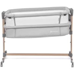 Kinderkraft Co-sleeper NESTE AIR Gray Wood -Beddengoed Verkoopwinkel kinderkraft co sleeper neste air gray wood a384836 3