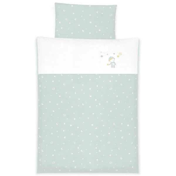 Kuli-Muli Babybeddengoed Lyocell Satijn Space Ice 1 Kuli-Muli Babybeddengoed Lyocell Satijn Space Ice