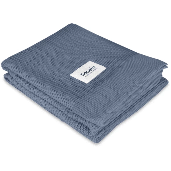 Lionelo Babydeken Bamboo Blanket Blauw 2 Lionelo Babydeken Bamboo Blanket Blauw - Afbeelding 2