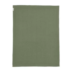 MEYCO Babydeken Klein Mini Knots Forest Green 75 X 100 Cm -Beddengoed Verkoopwinkel meyco babydeken klein mini knots forest green 75 x 100 cm a388560 1