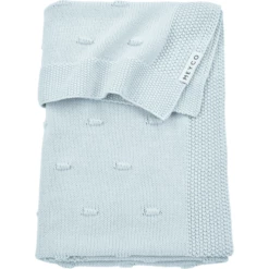 Meyco Babydeken Knopen Light Blauw 75 X 100 Cm -Beddengoed Verkoopwinkel meyco babydeken knopen light blauw 75 x 100 cm a359009 3