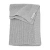 MEYCO Babydeken Small Mini Rib Grey Melange 75 X 100 Cm