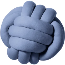 Nordic Coast Company Knot Kussen Jersey Blauw -Beddengoed Verkoopwinkel nordic coast company knot kussen jersey blauw a332407 2