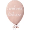 Nordic Coast Company Sierkussen Ballon " Welcome Little One" Roze