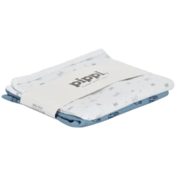 Pippi Babydeken 2-pack Light Blauw