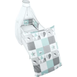Roba Beddengoed Set 4-delig 100 X 135cm Happy Patch Mint 3 Roba Beddengoed Set 4-delig 100 X 135cm Happy Patch Mint -Beddengoed Verkoopwinkel roba beddengoed set 4 delig 100 x 135cm happy patch mint a246516 1