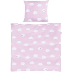 Roba Beddengoed Voor Wieg 2-delig Kleine Wolk Roze 80 X 80 Cm -Beddengoed Verkoopwinkel roba beddengoed voor wieg 2 delig kleine wolk roze 80 x 80 cm a245339 1