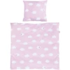 Roba Beddengoed Voor Wieg 2-delig Kleine Wolk Roze 80 X 80 Cm