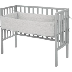 Roba Co-sleeper 2in1 Style Zilvergrijye Sterren -Beddengoed Verkoopwinkel roba co sleeper 2in1 style zilvergrijye sterren a315648 3