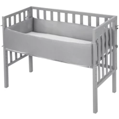 Roba Co-sleeper 2in1 Taupe 9 Roba Co-sleeper 2in1 Taupe -Beddengoed Verkoopwinkel roba co sleeper 2in1 taupe a308688 4