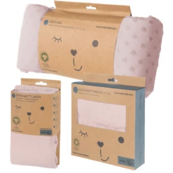 Roba Geschenkset BIO Jersey Slapen Small Lil Planet Roze -Beddengoed Verkoopwinkel roba geschenkset bio jersey slapen small lil planet roze a307715 4