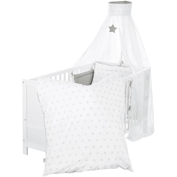 Roba Kinderbedovertrekset 4-delig Sterren & Stippen 100 X 135 Cm 5 Roba Kinderbedovertrekset 4-delig Sterren & Stippen 100 X 135 Cm - Afbeelding 5