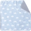 Roba Knuffeldeken 80 X 80 Cm Kleine Wolk Blauw