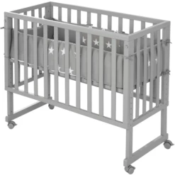 Roba Wieg & Co-sleeper 3in1 Met Barrière Little Stars Safe Asleep®