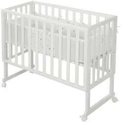 Roba Wieg & Co-sleeper 3in1 Met Barrière Sterrengrijs Safe Asleep®