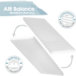 Roba Wieg Matras Veilig Slapen AIR BALANCE PLUS 45x90 -Beddengoed Verkoopwinkel roba wieg matras veilig slapen air balance plus 45x90 a304733 3