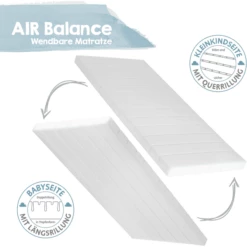 Roba Wieg Matras Veilig Slapen AIR BALANCE Premiummesh 40x90 -Beddengoed Verkoopwinkel roba wieg matras veilig slapen air balance premiummesh 40x90 a304738 2
