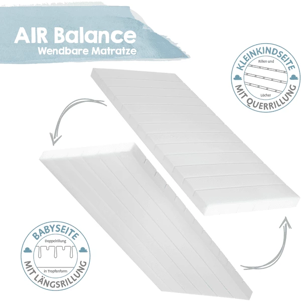 Roba Wieg Matras Veilig Slapen AIR BALANCE Premiummesh 45x85 2 Roba Wieg Matras Veilig Slapen AIR BALANCE Premiummesh 45x85 - Afbeelding 2