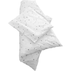 Roba Wiegbekleding 2-delig Sterretjesbedel Grijs 80 X 80 Cm -Beddengoed Verkoopwinkel roba wiegbekleding 2 delig sterretjesbedel grijs 80 x 80 cm a308294 3